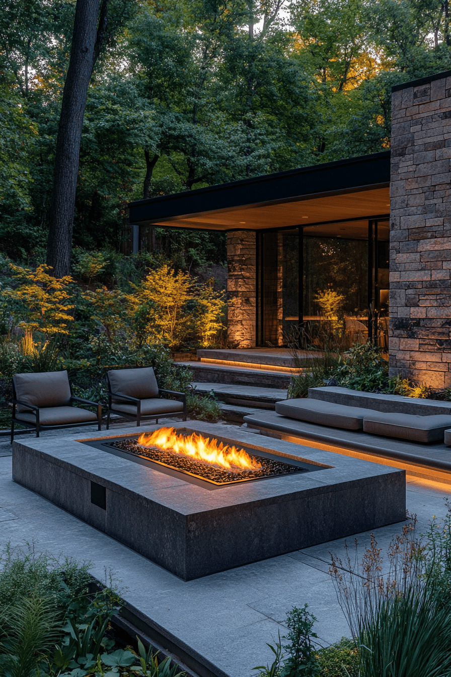 29 Backyard Fire Pit Ideas Lounge Areas For A Peaceful Glowing Escape backyard fire pit ideas lounge areas