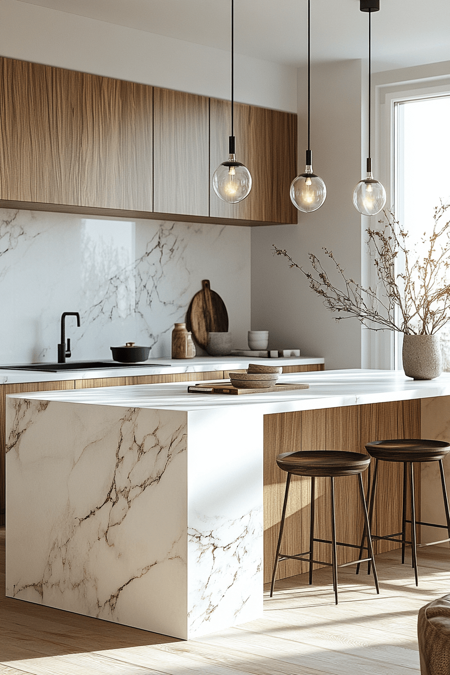 29 White Marble Countertops to Create a Bright and Breezy Space white marble countertops