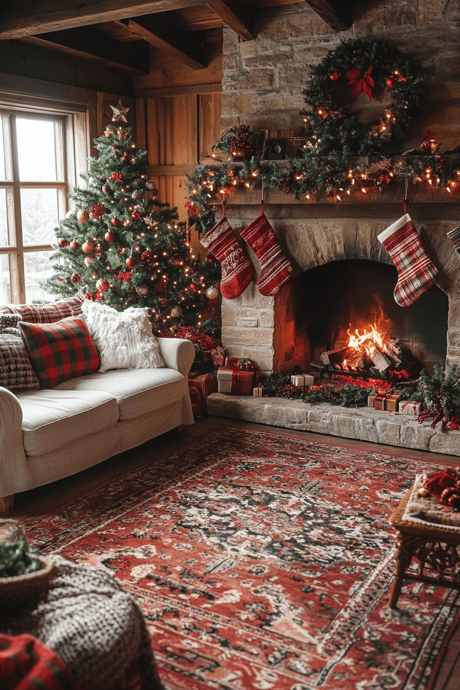 neutral christmas tree