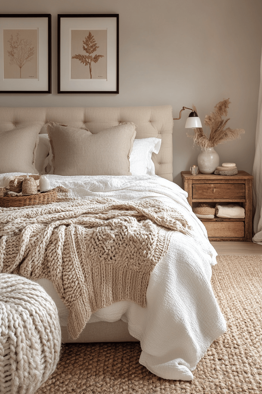 vintage farmhouse bedroom