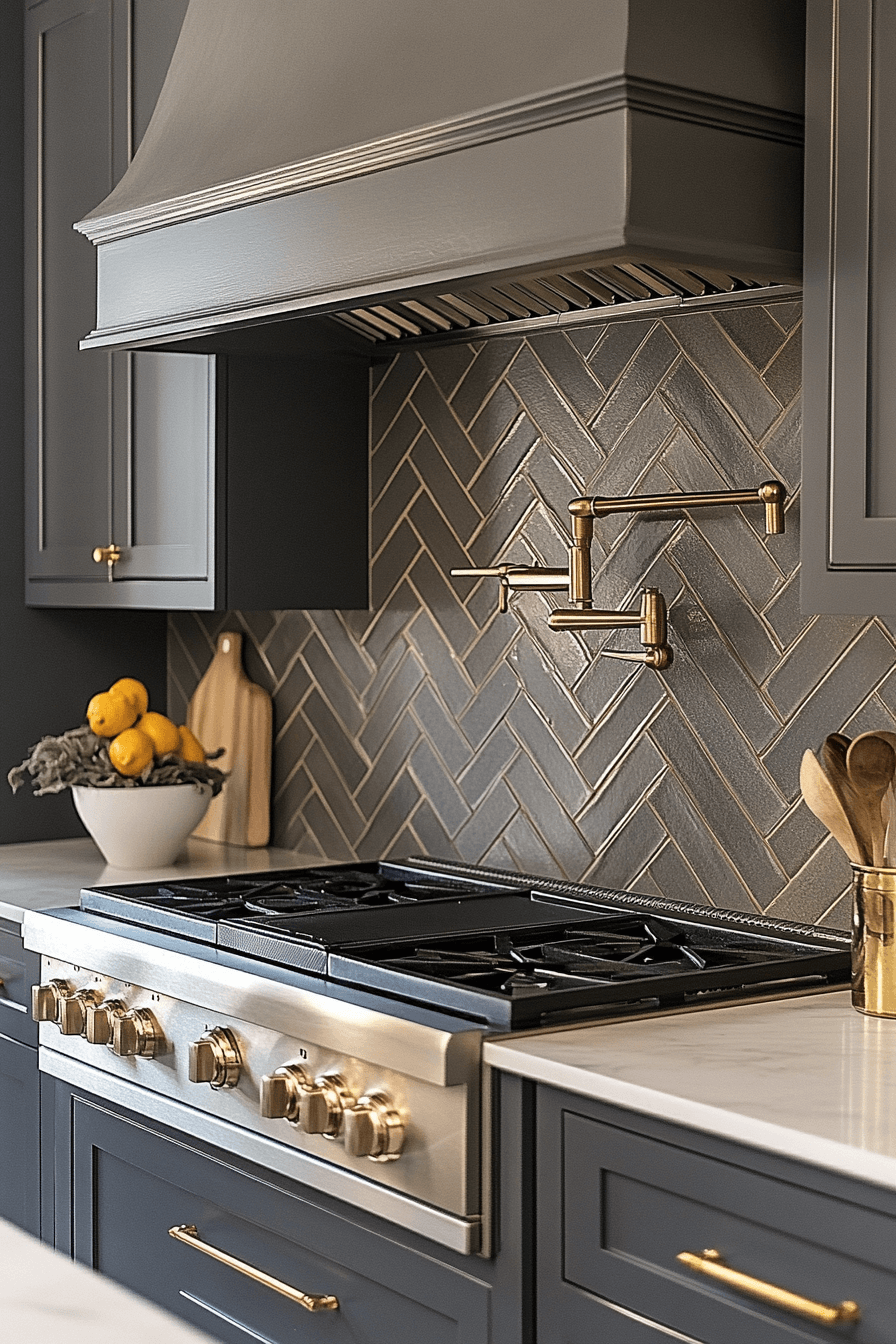 29 Herringbone Backsplash Ideas That Bring Clean Stylish Energy herringbone backsplash