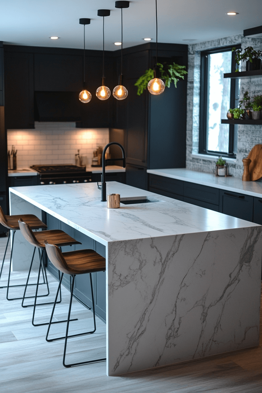 29 White Marble Countertops to Create a Bright and Breezy Space white marble countertops