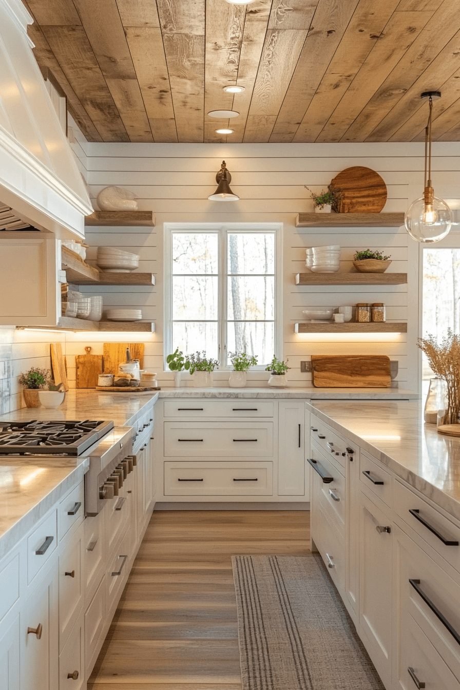 29 Shiplap Backsplash Ideas For A Warm Cheerful Kitchen Refresh shiplap backsplash ideas