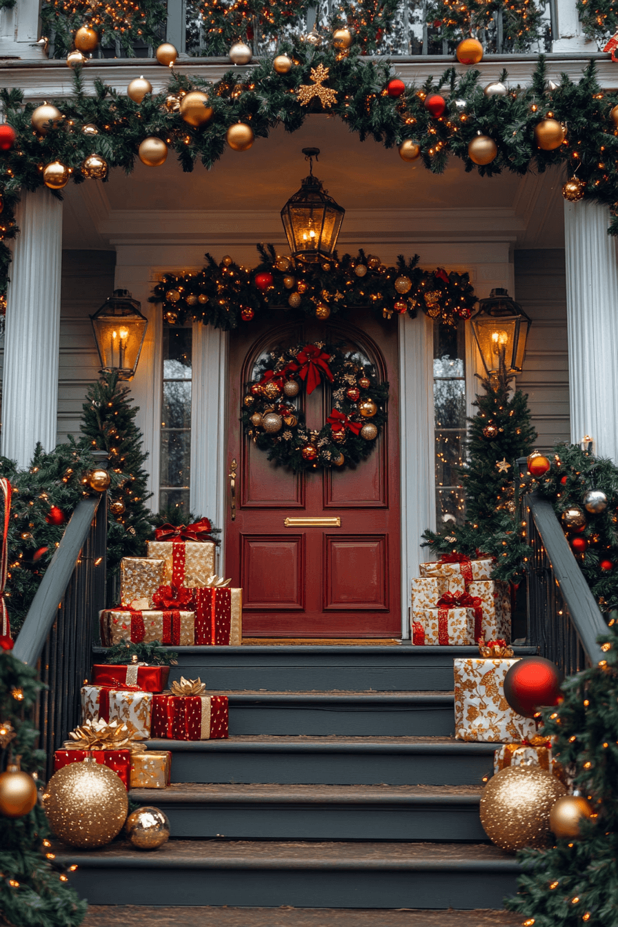 29 Christmas Porch Decor Ideas That Spark Happy Seasonal Spirit christmas porch decor