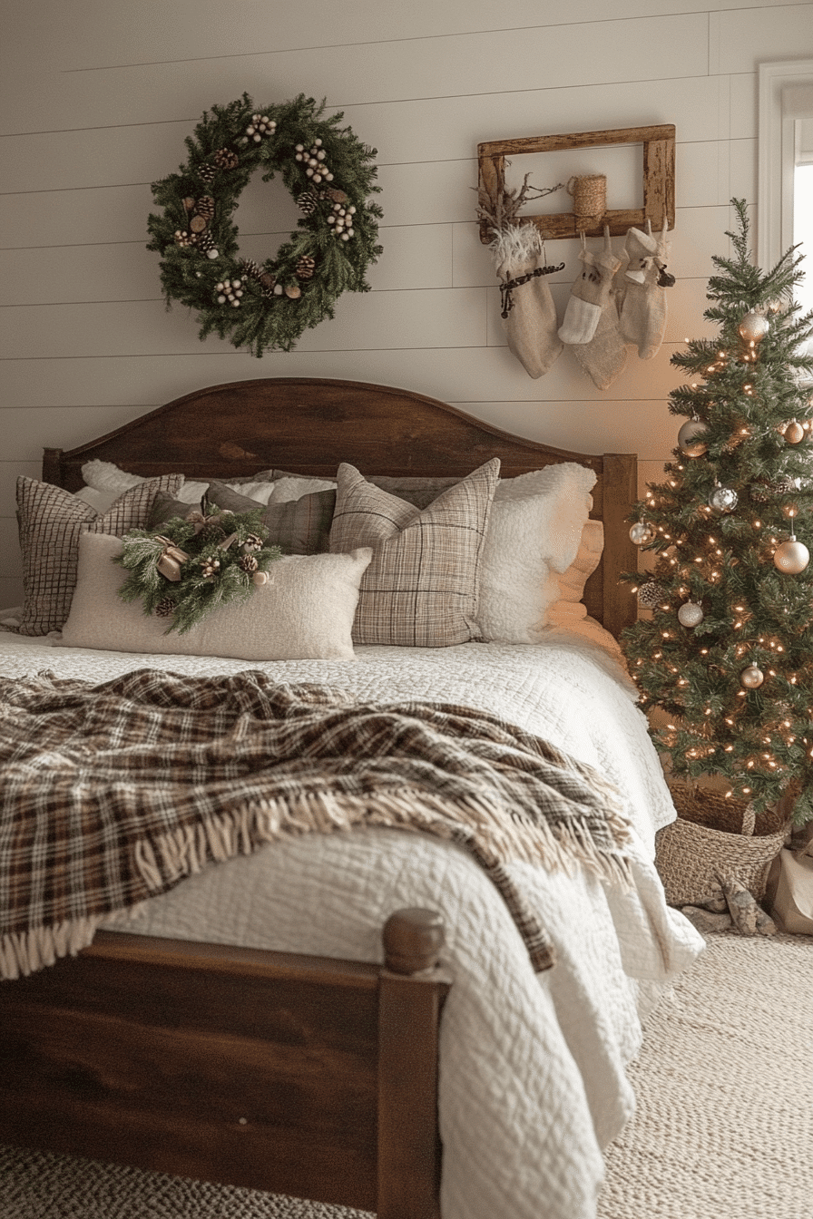 neutral christmas tree