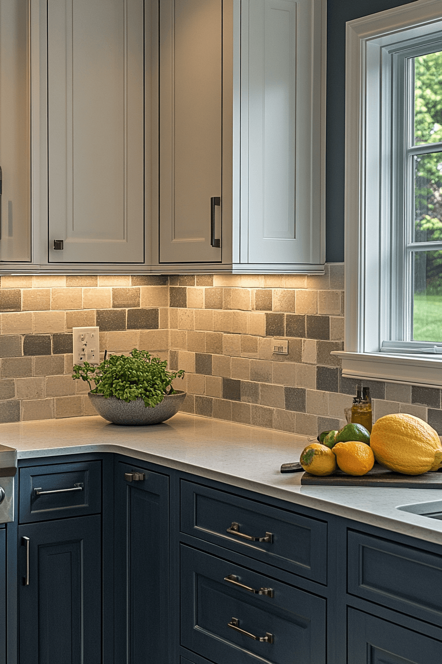 mosaic backsplash kitchen