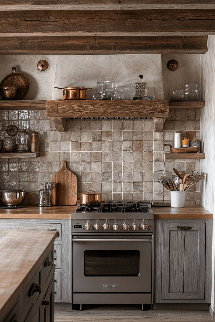 29 Rustic Kitchen Backsplash Ideas For A Fresh Heartwarming Transformation rustic kitchen backsplash