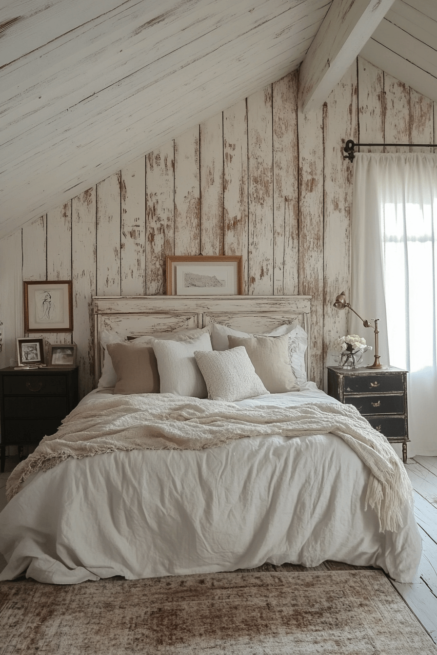 vintage farmhouse bedroom