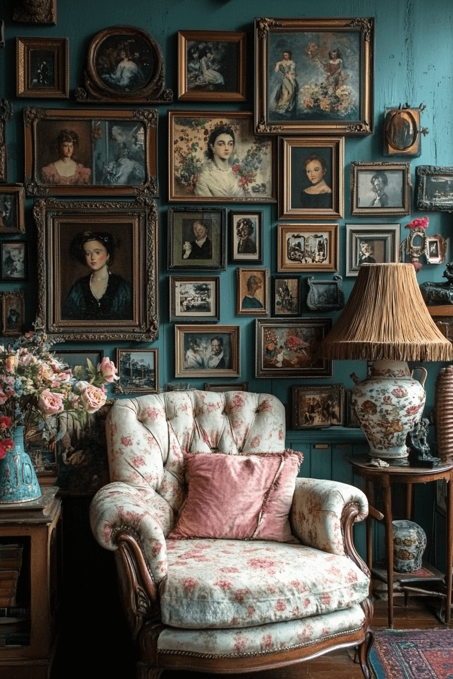 vintage maximalist decor