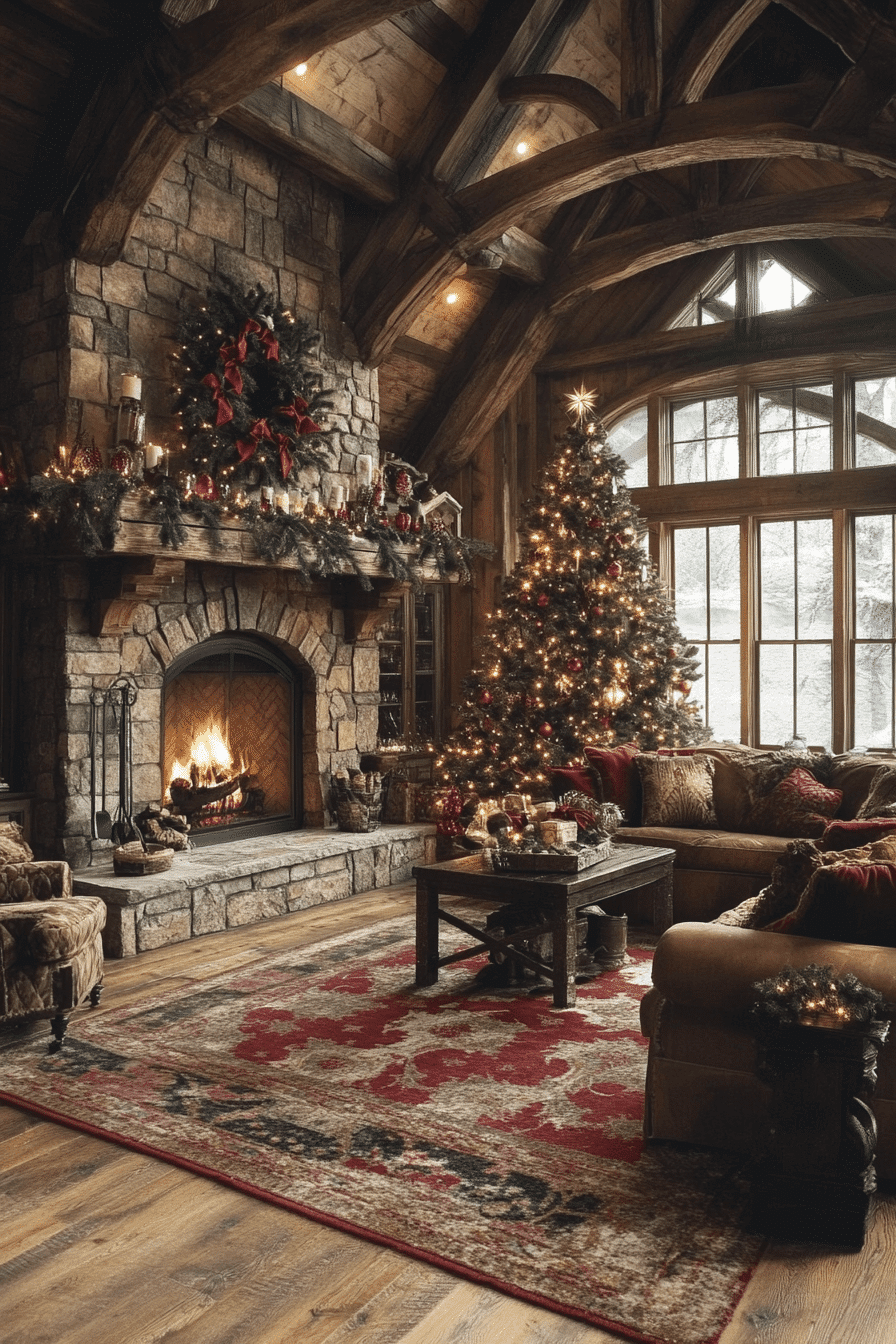 neutral christmas tree