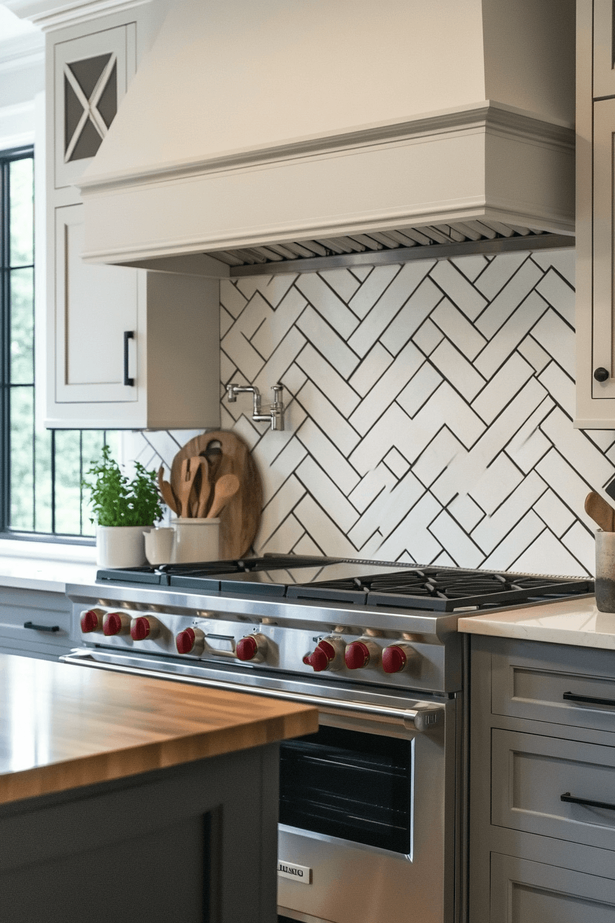 29 Herringbone Backsplash Ideas That Bring Clean Stylish Energy herringbone backsplash