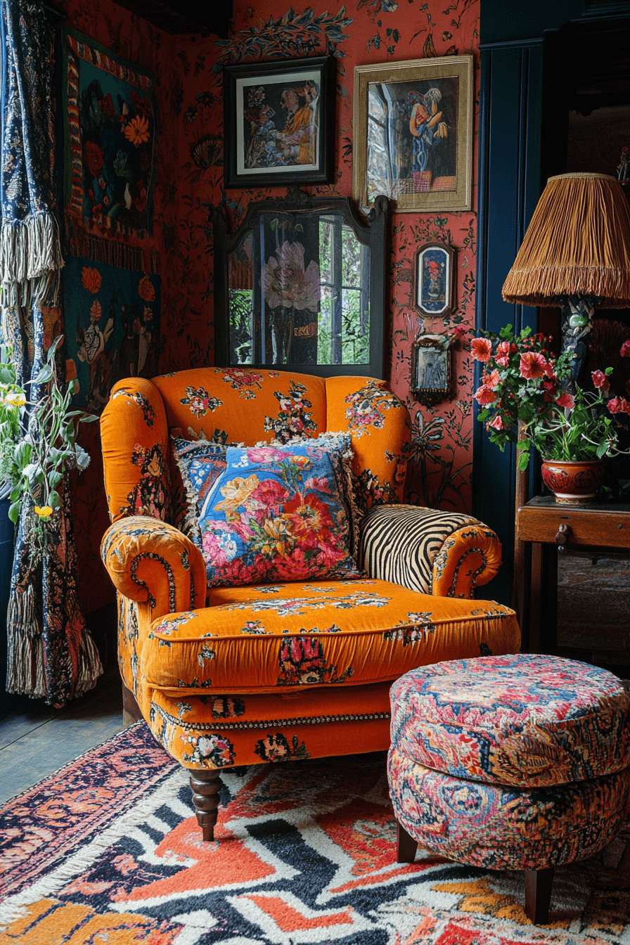 vintage maximalist decor