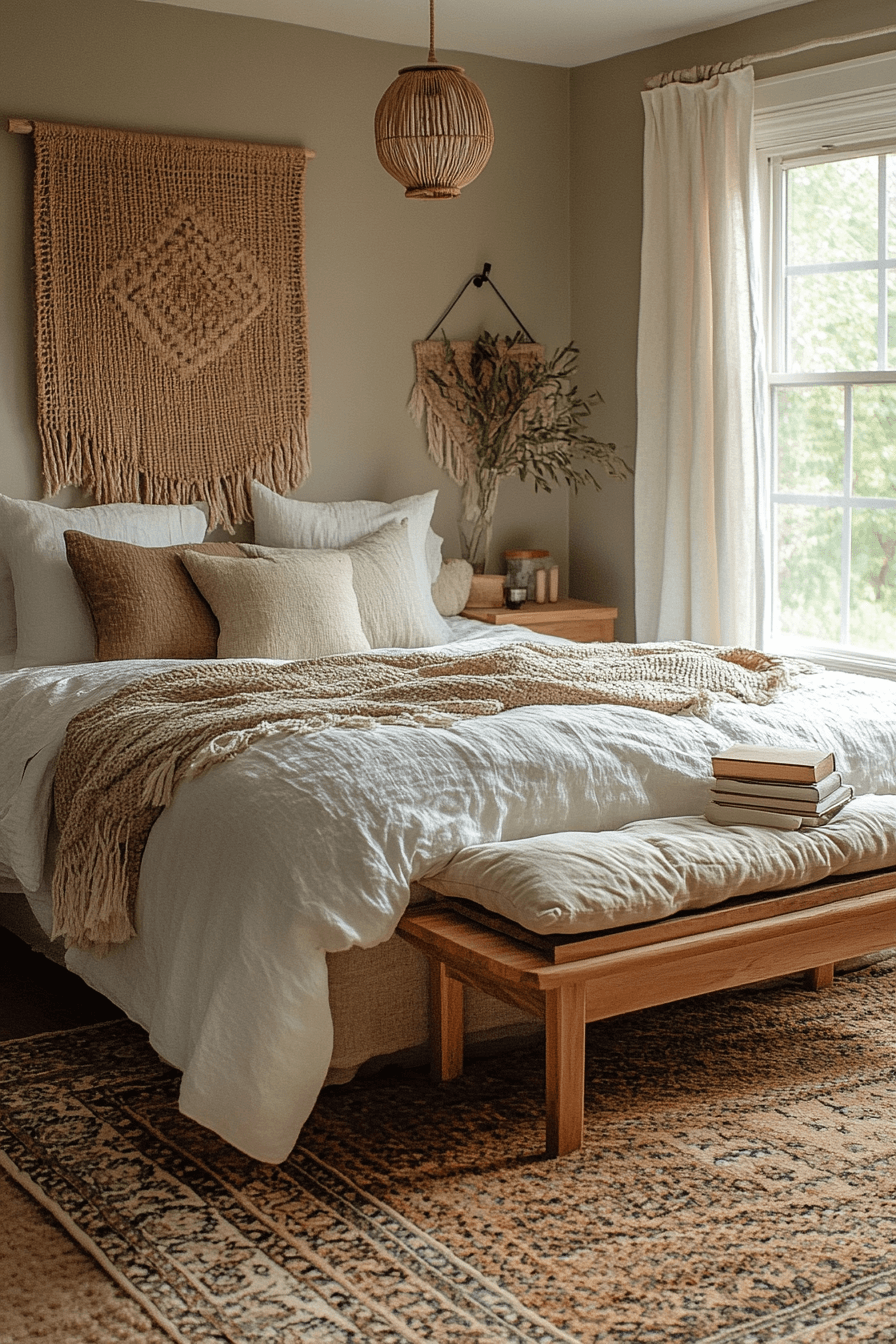 vintage farmhouse bedroom