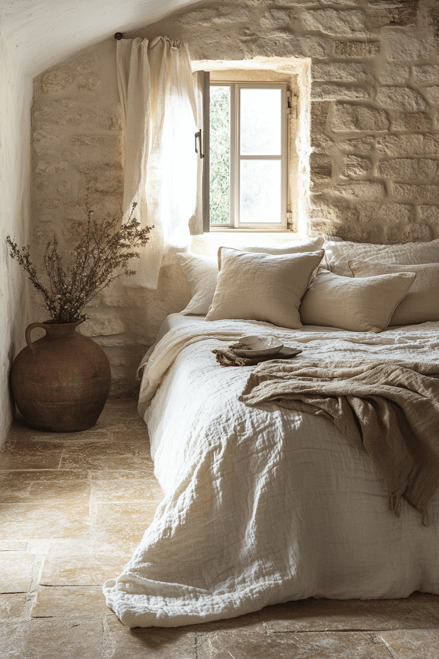 vintage farmhouse bedroom