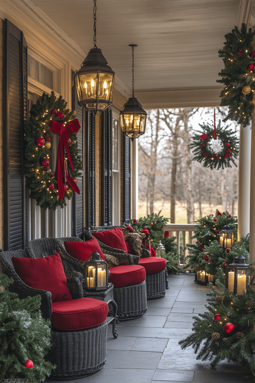 29 Christmas Porch Decor Ideas That Spark Happy Seasonal Spirit christmas porch decor