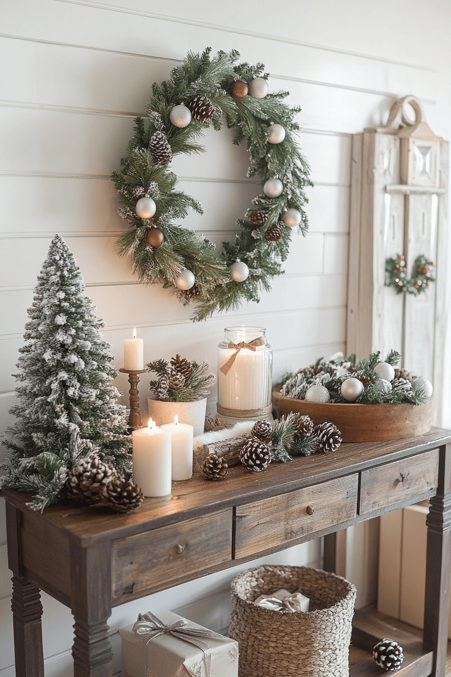 neutral christmas tree