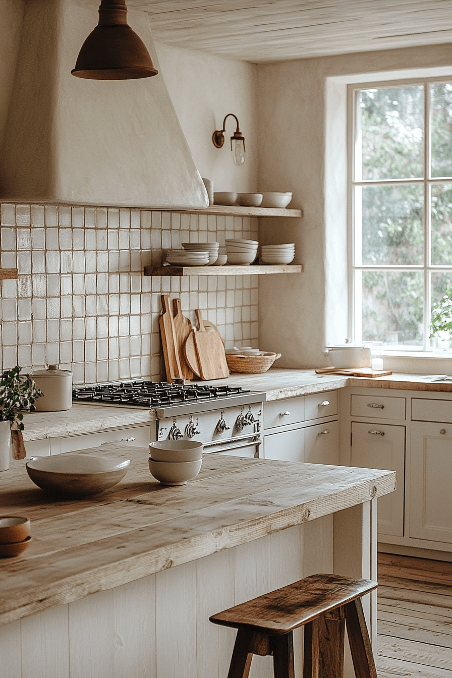farmhouse backsplash