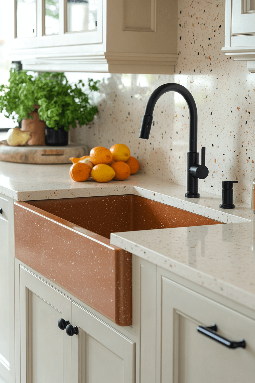 stone backsplash kitchen