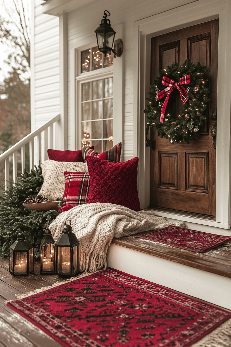 29 Christmas Porch Decor Ideas That Spark Happy Seasonal Spirit christmas porch decor