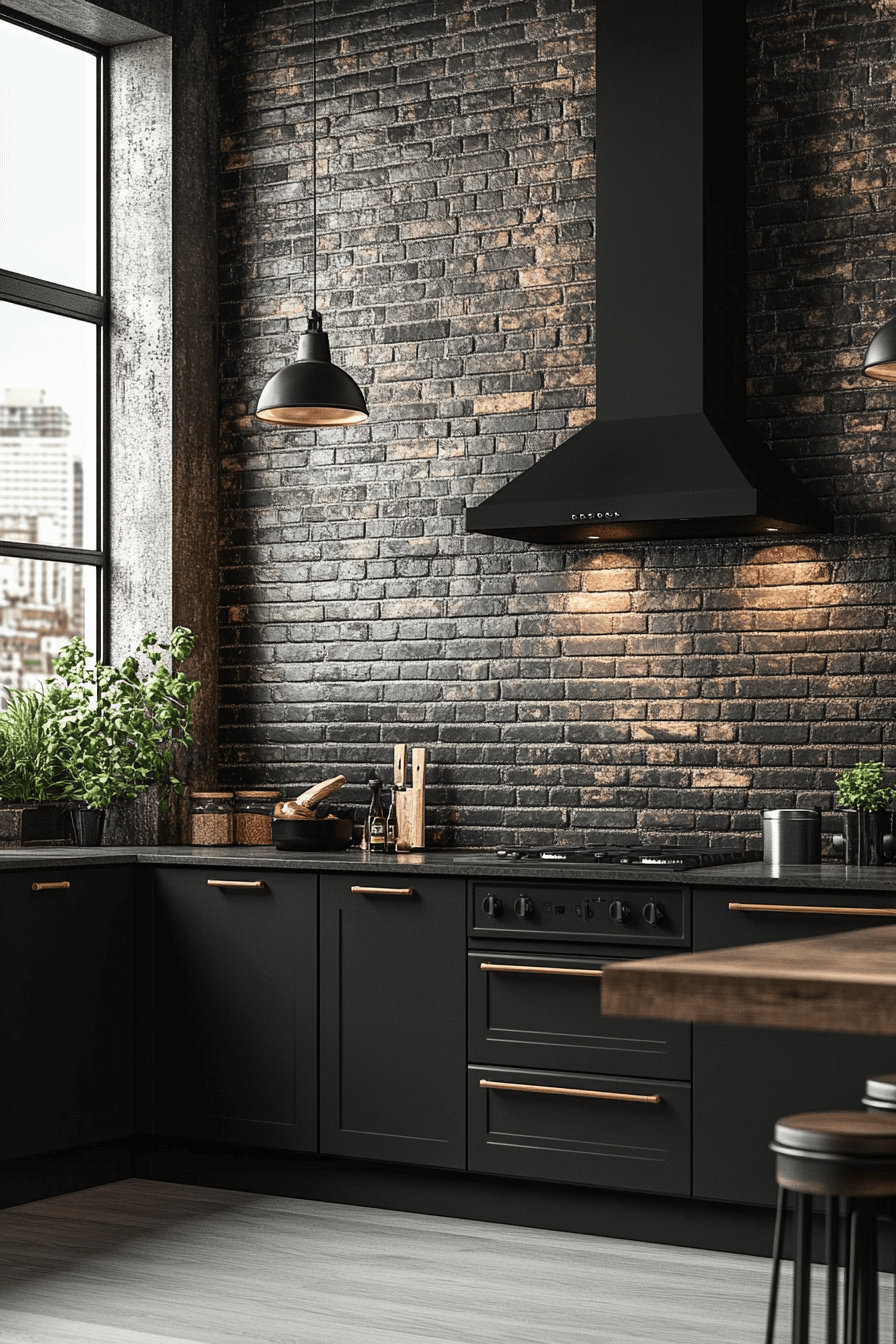29 Brick Backsplash Kitchen Ideas That Make Every Meal Feel Homey brick backsplash kitchen