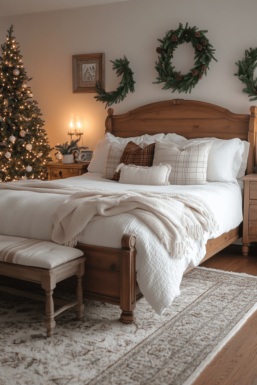 neutral christmas tree