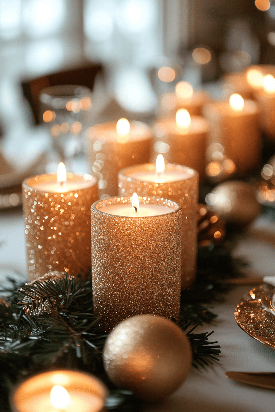 christmas candle decor ideas