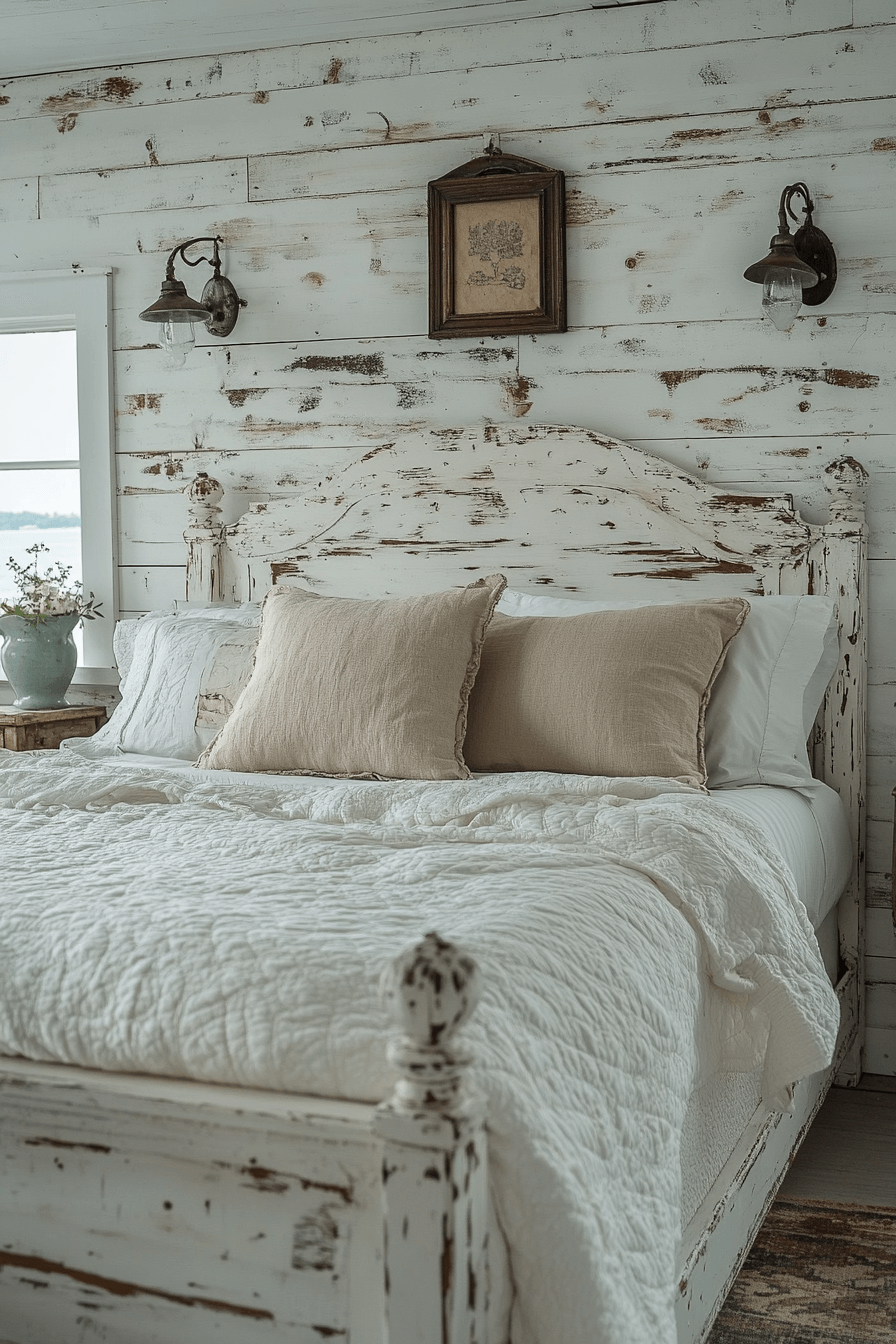 vintage farmhouse bedroom