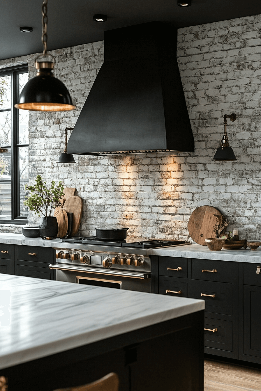 29 Brick Backsplash Kitchen Ideas That Make Every Meal Feel Homey brick backsplash kitchen