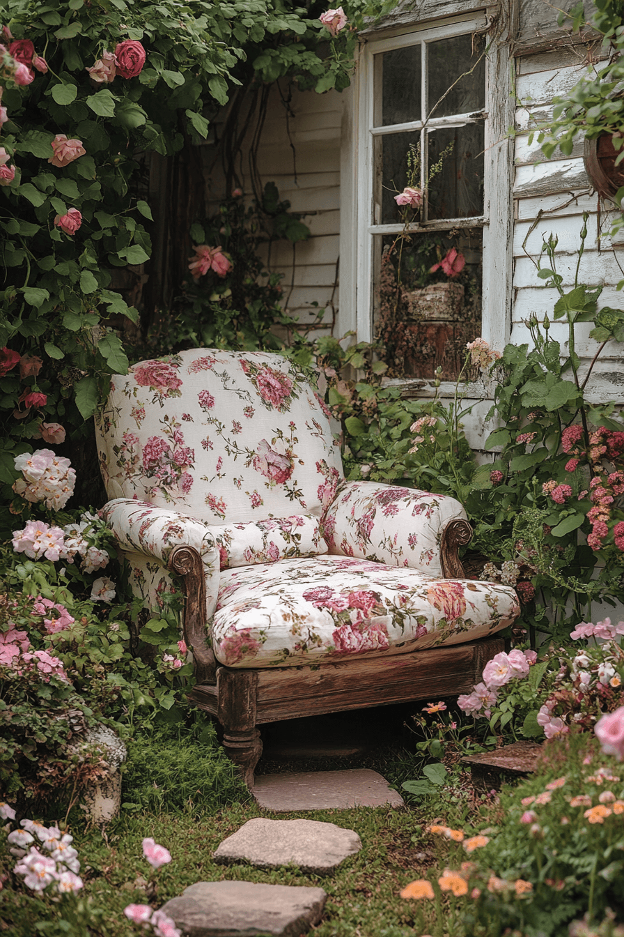 29 Vintage Garden Décor Designs to Bring Whimsical Beauty Outdoors vintage garden decor