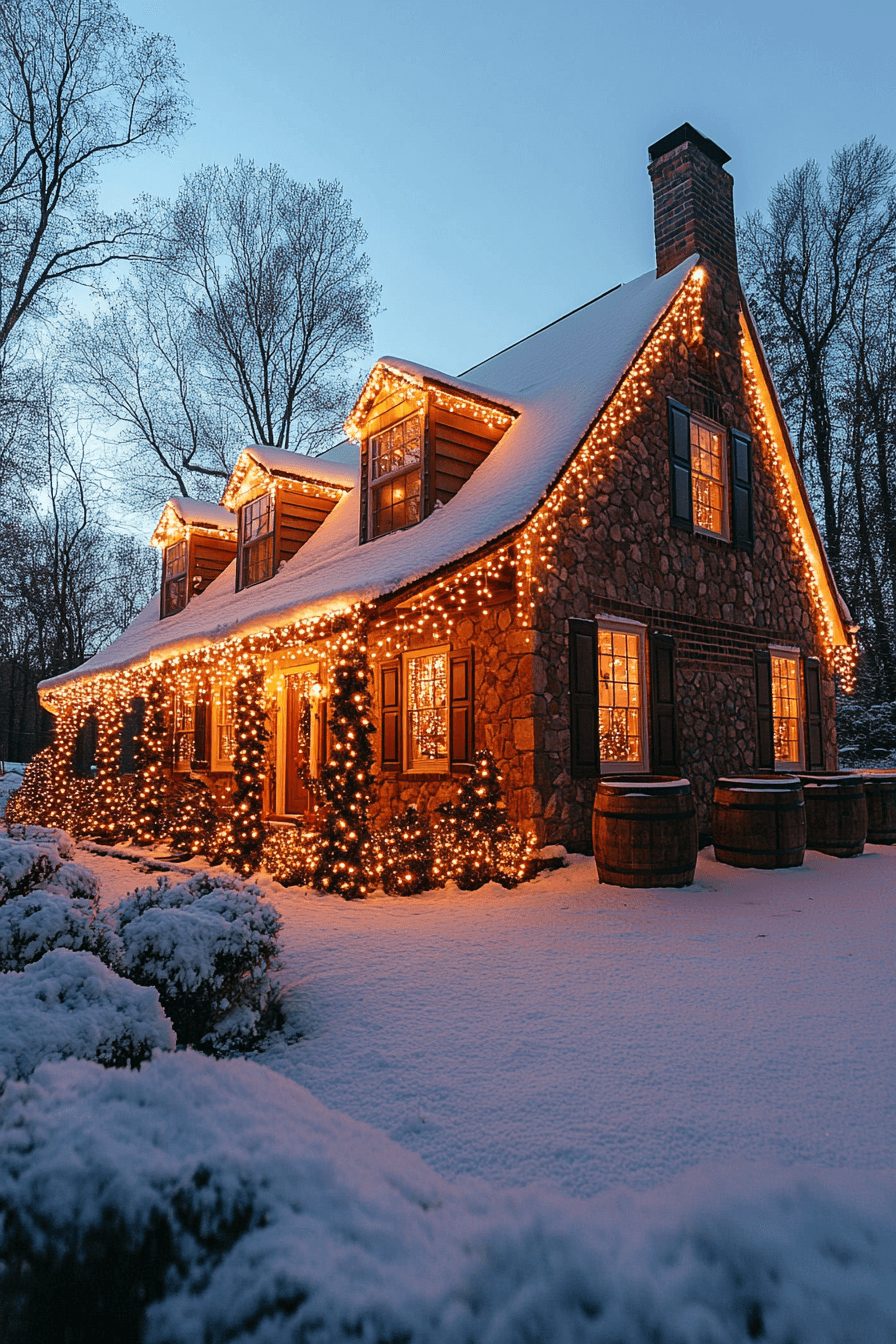 neutral christmas tree