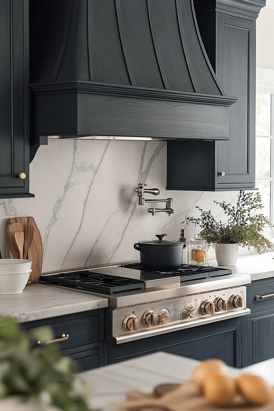 stone backsplash kitchen