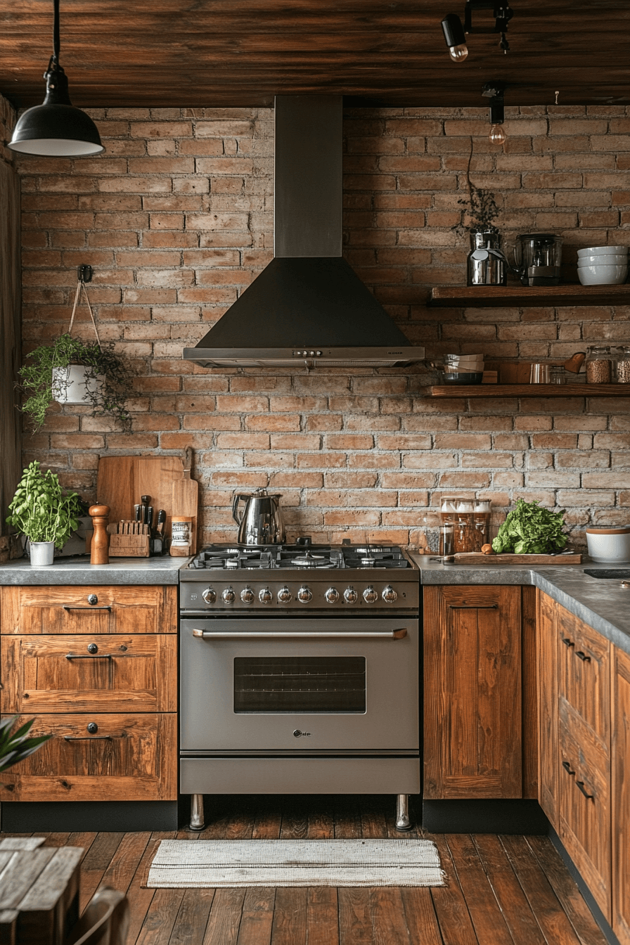29 Brick Backsplash Kitchen Ideas That Make Every Meal Feel Homey brick backsplash kitchen
