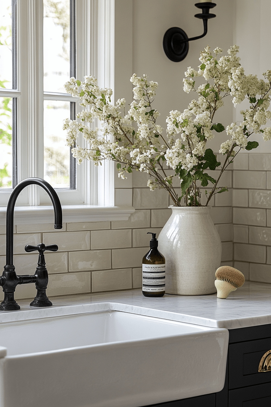 farmhouse backsplash