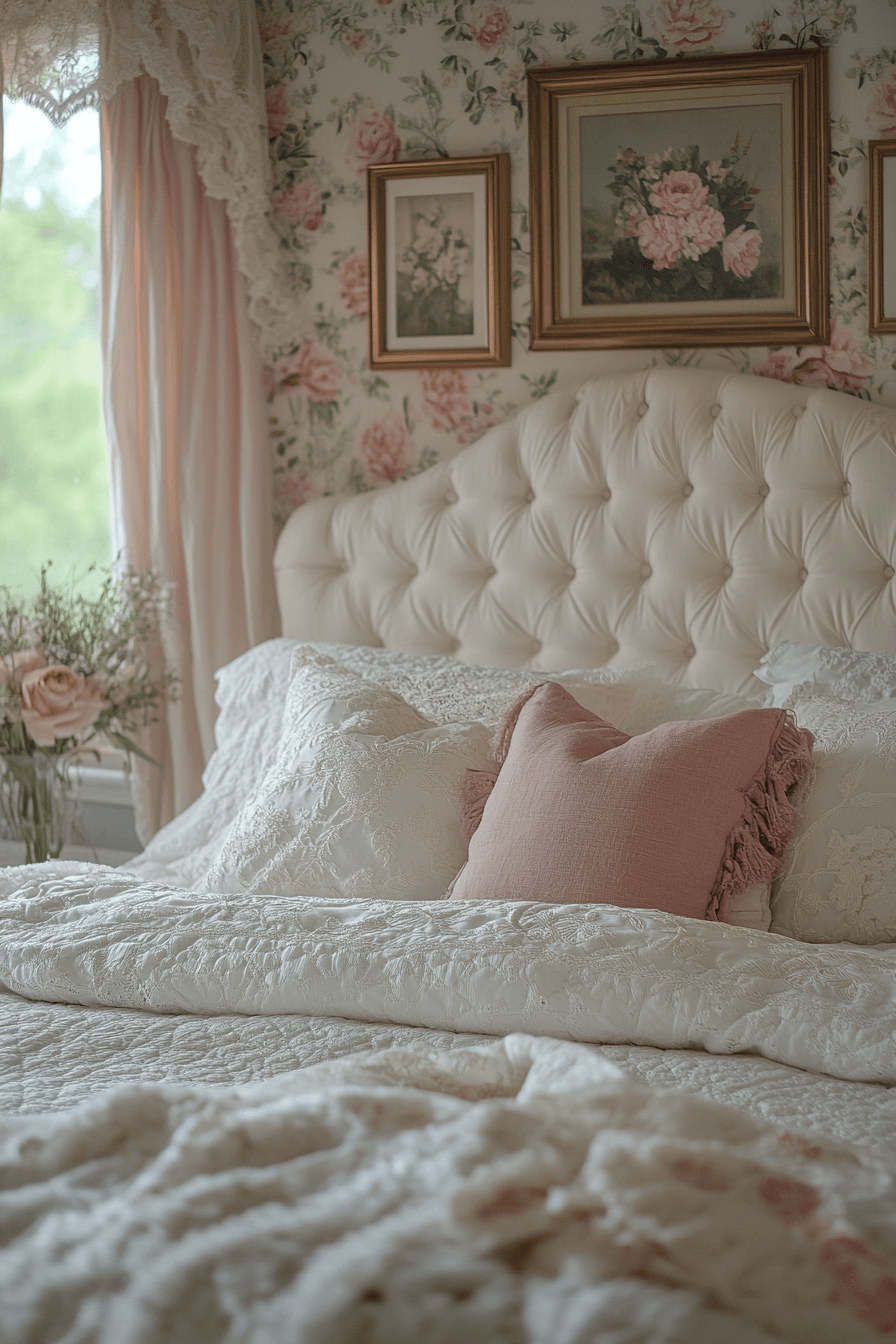 vintage farmhouse bedroom
