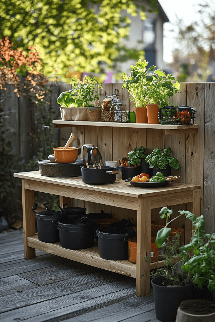 29 Mud Kitchen Ideas For Bright Joyful Backyard Fun mud kitchen ideas