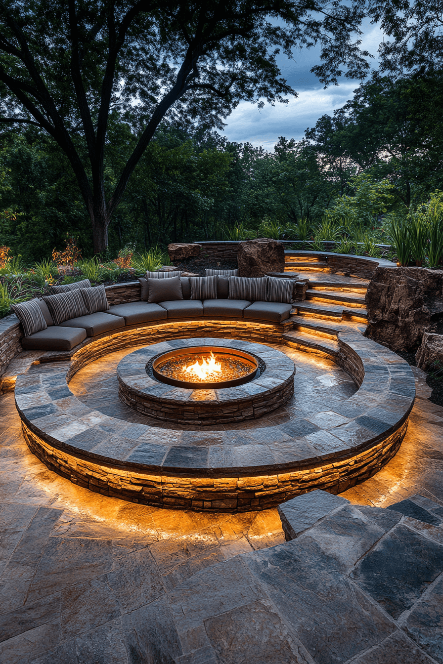 29 Backyard Fire Pit Ideas Lounge Areas For A Peaceful Glowing Escape backyard fire pit ideas lounge areas