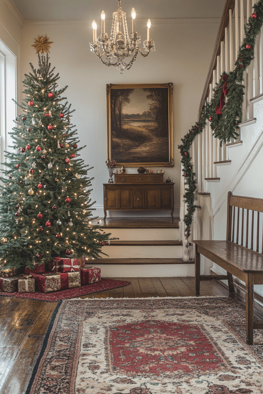 neutral christmas tree