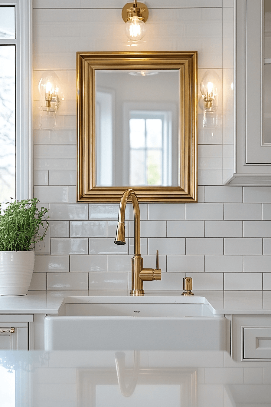 29 White Backsplash Kitchen Ideas That Spark Happy Modern Energy white backsplash kitchen