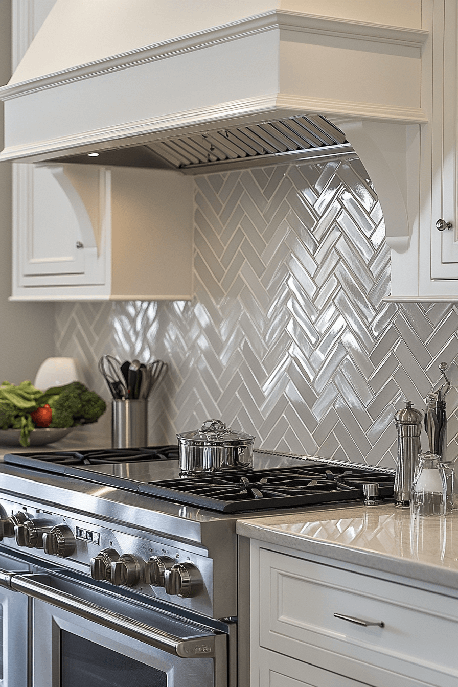29 Herringbone Backsplash Ideas That Bring Clean Stylish Energy herringbone backsplash