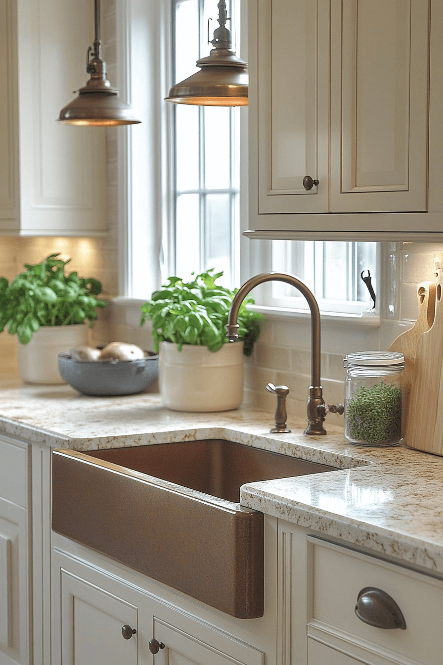 stone backsplash kitchen