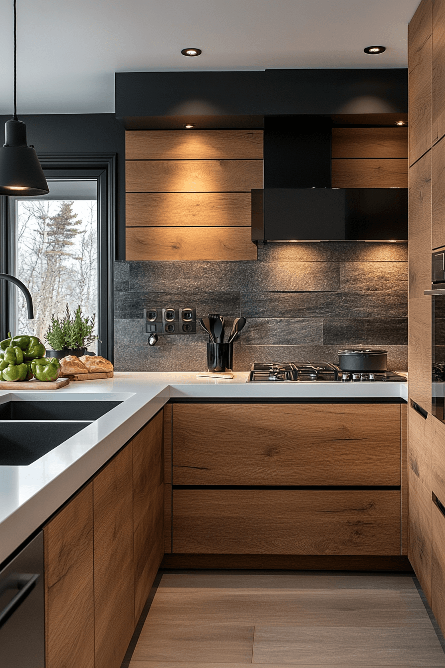 29 Oak Cabinets With White Countertops to Elevate Your Kitchen With Classic Appeal oak cabinets with white countertops