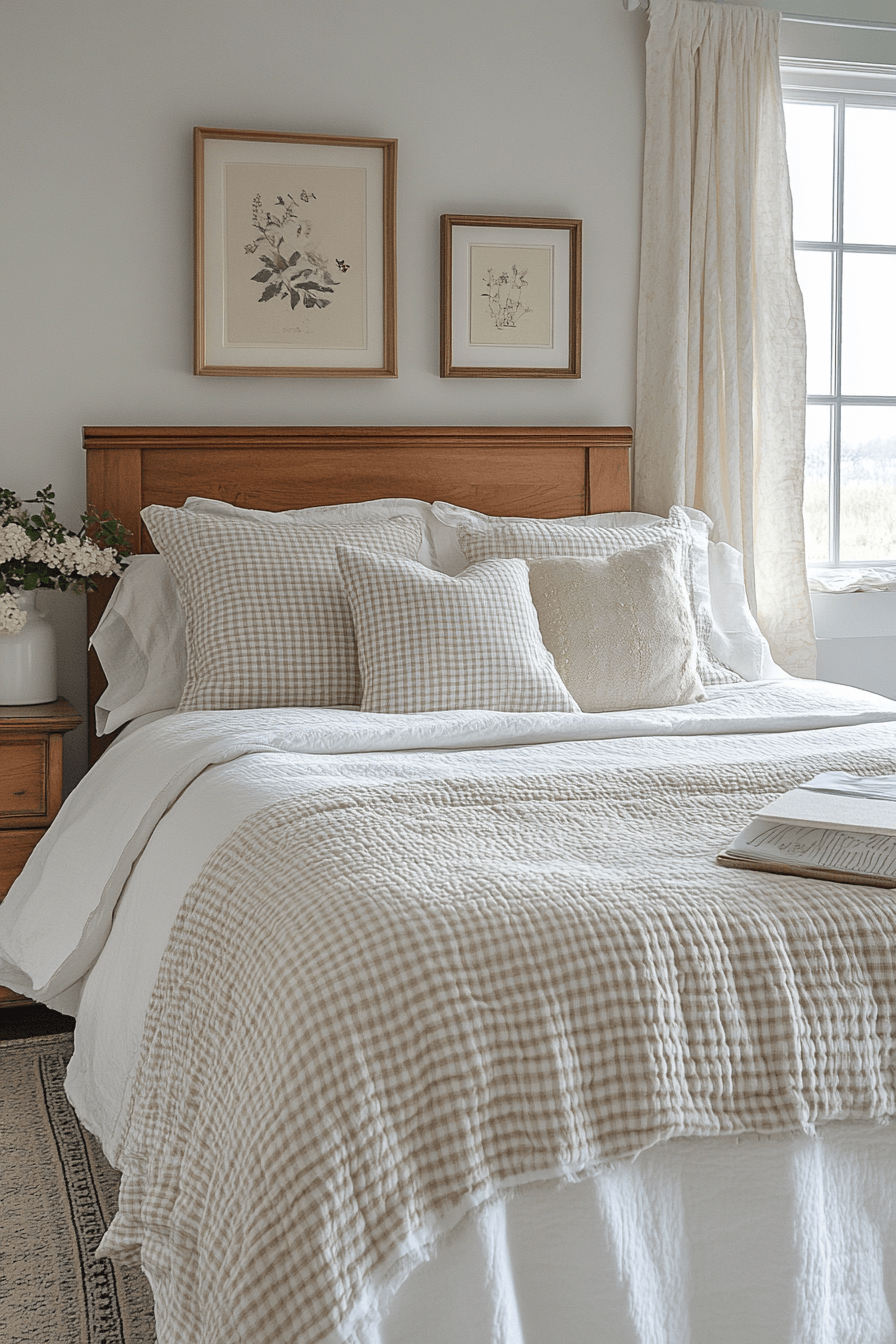 vintage farmhouse bedroom