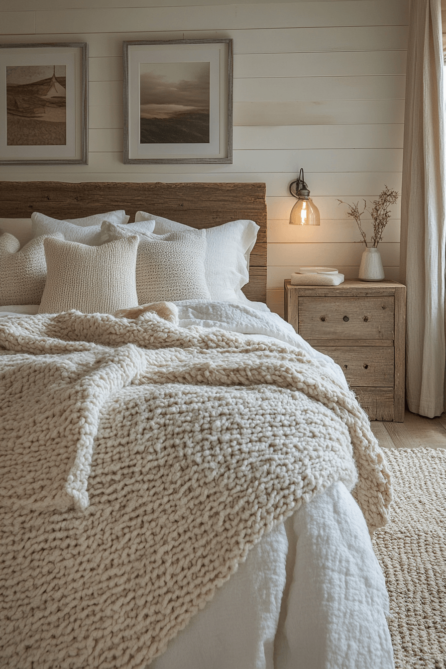vintage farmhouse bedroom