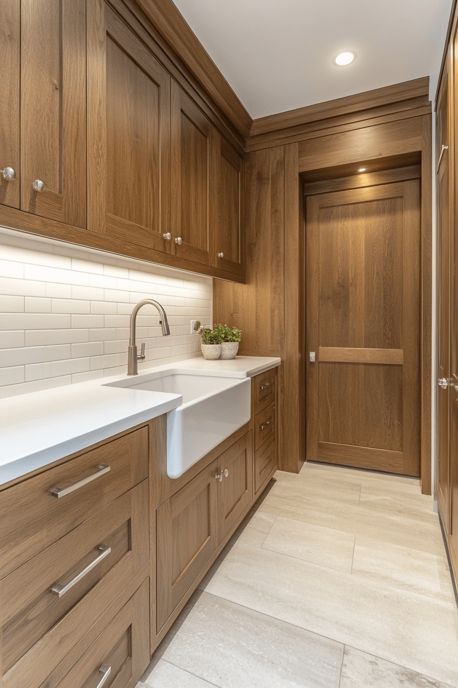 29 Oak Cabinets With White Countertops to Elevate Your Kitchen With Classic Appeal oak cabinets with white countertops