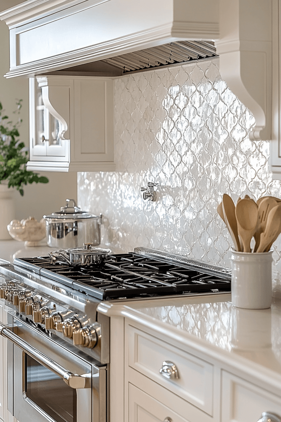29 White Backsplash Kitchen Ideas That Spark Happy Modern Energy white backsplash kitchen