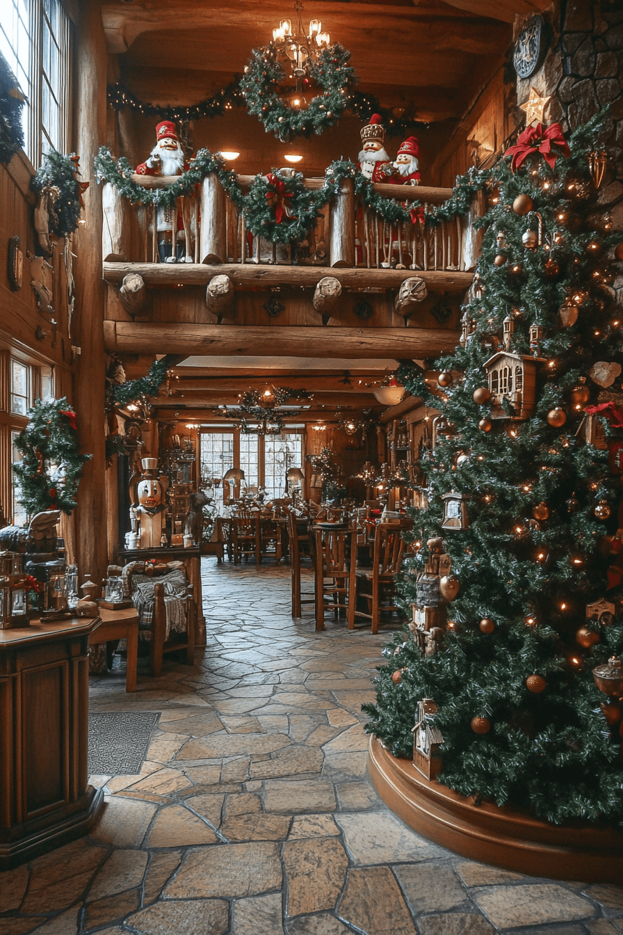 european style christmas decor