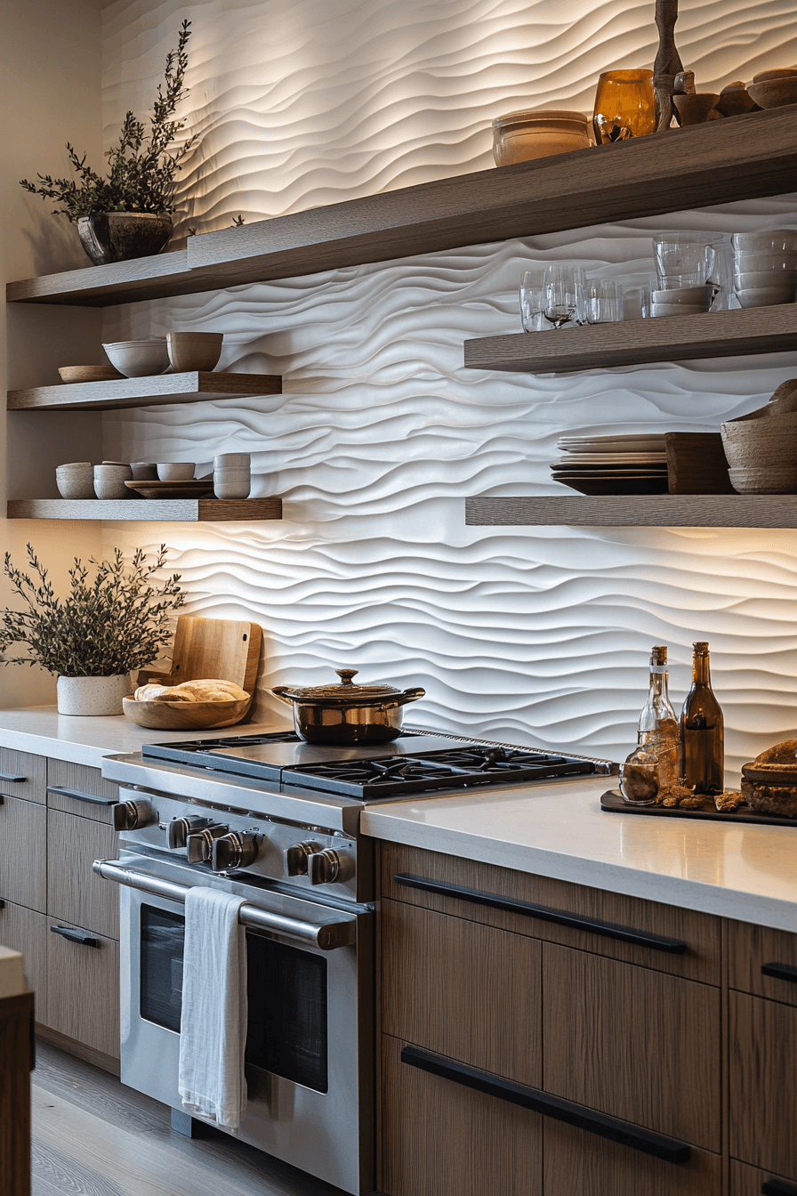 29 White Backsplash Kitchen Ideas That Spark Happy Modern Energy white backsplash kitchen