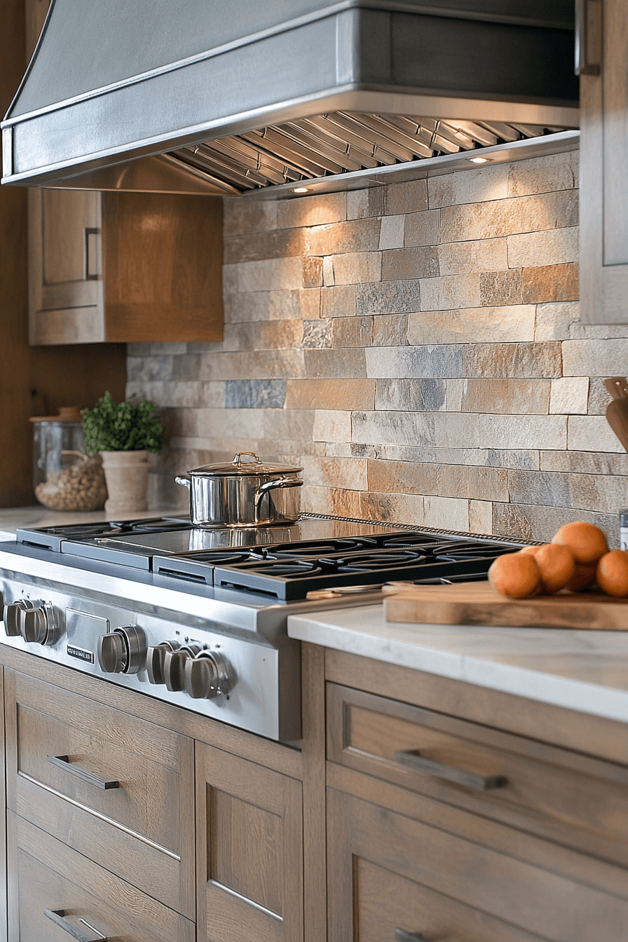 29 Rustic Kitchen Backsplash Ideas For A Fresh Heartwarming Transformation rustic kitchen backsplash