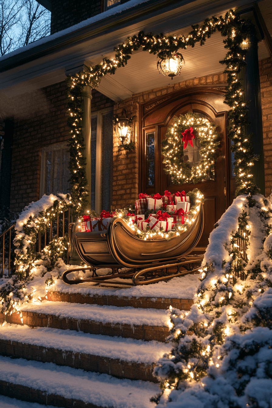 29 Christmas Porch Decor Ideas That Spark Happy Seasonal Spirit christmas porch decor
