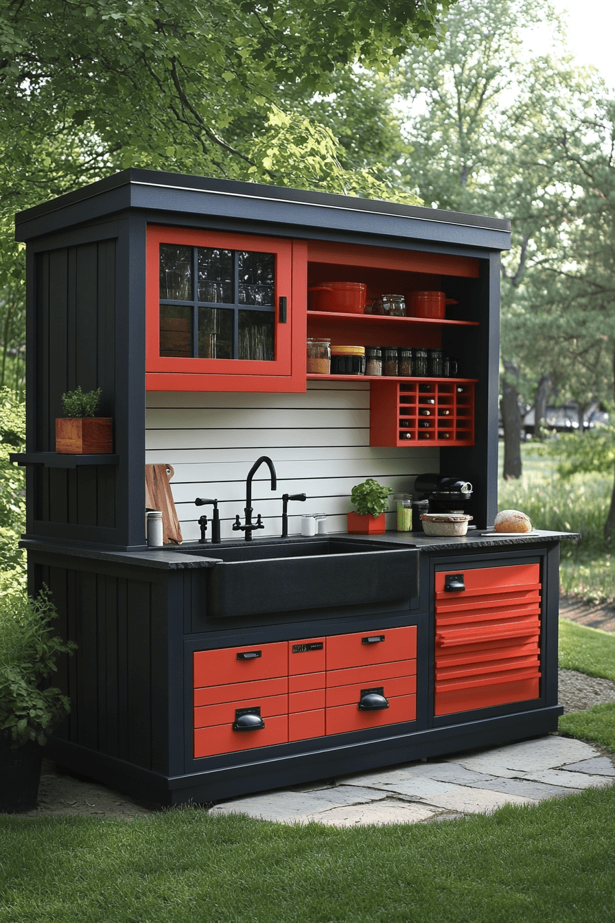 29 Mud Kitchen Ideas For Bright Joyful Backyard Fun mud kitchen ideas